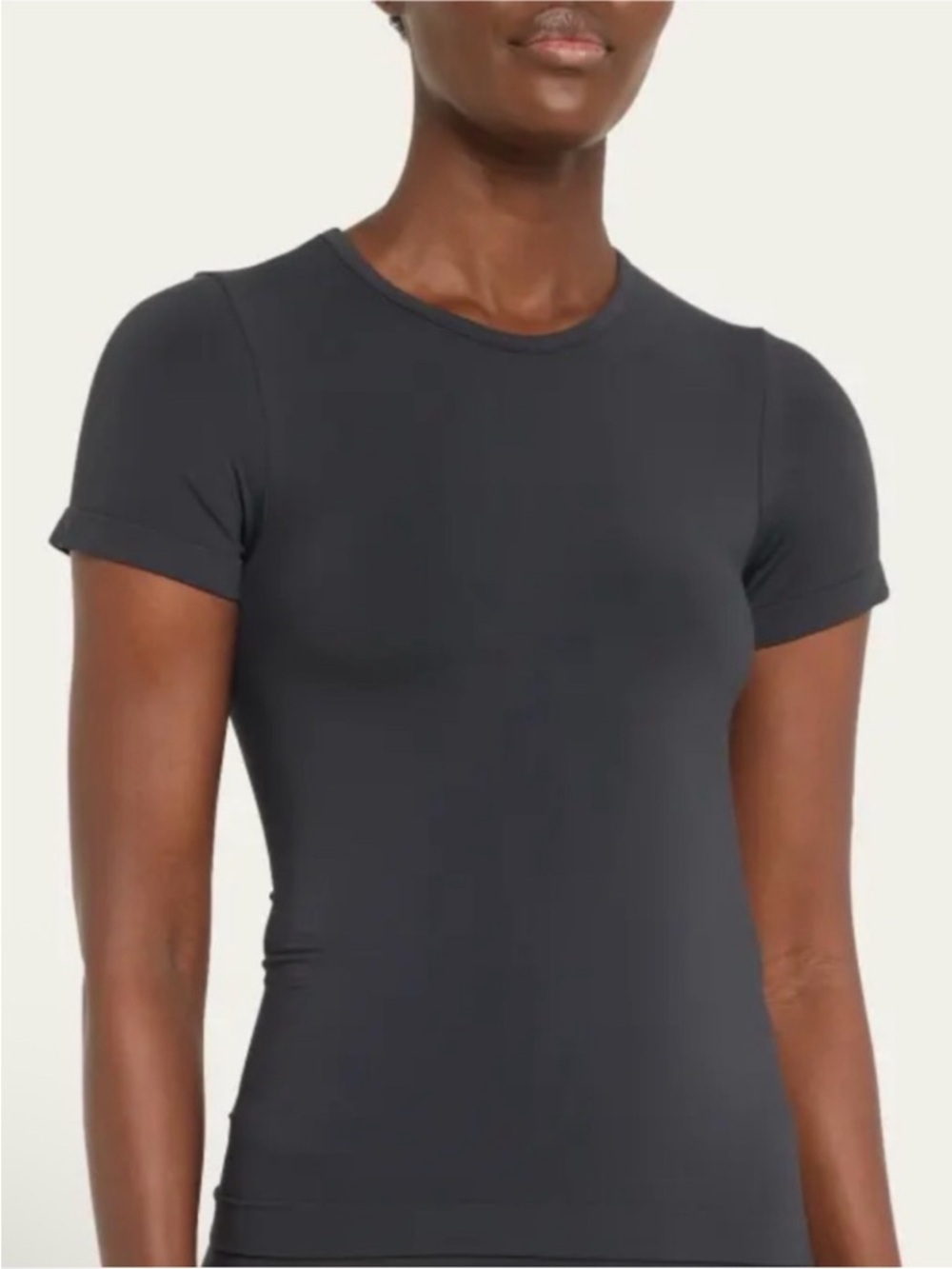 Skims Soft Smoothing Seamless T-Shirt NWT Size Large Eclipse